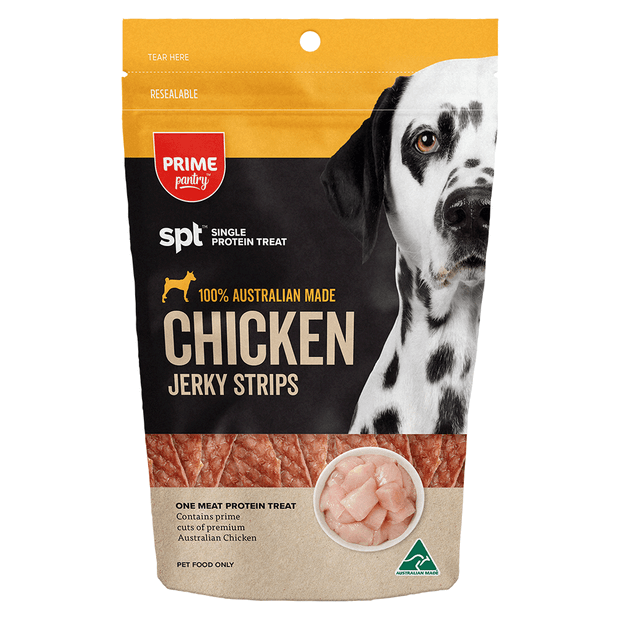 Prime100 Prime Pantry SPT Jerky Dog Treats Chicken 100g