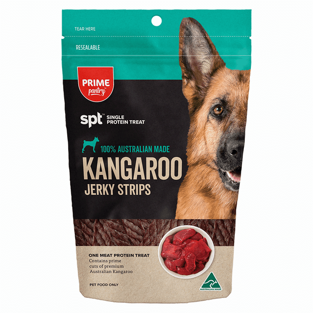 Prime100 Prime Pantry SPT Jerky Dog Treats Kangaroo 100g