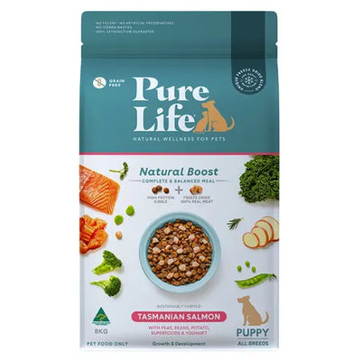 Pure Life Puppy Food Grain Free Tasmanian Salmon Recipe