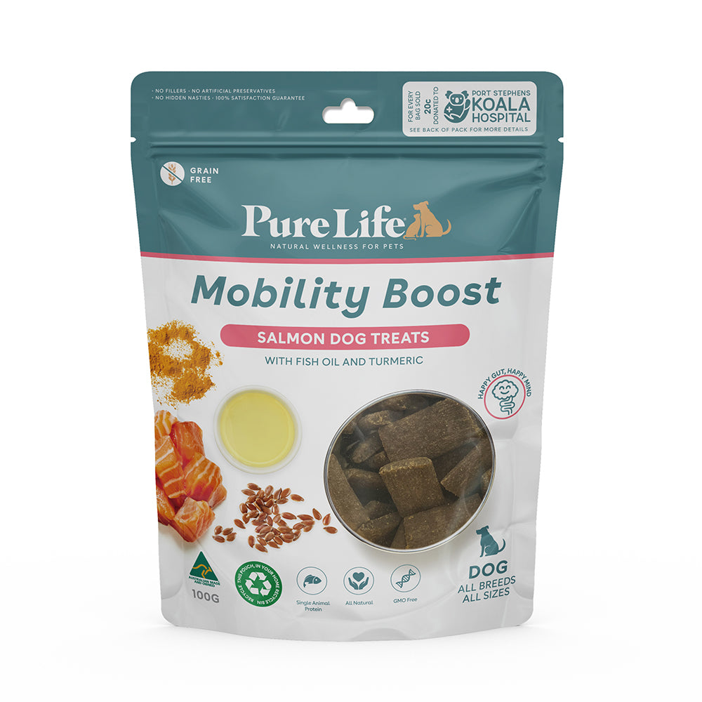 Pure Life  Mobility Boost Dog Treats Salmon Flavor - 100g