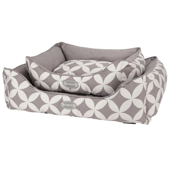 Scruffs Florence Box Dog Bed - Grey