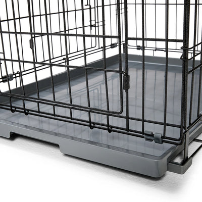 Snooza Convertible Dog 2 in 1 Graphite Training Crate