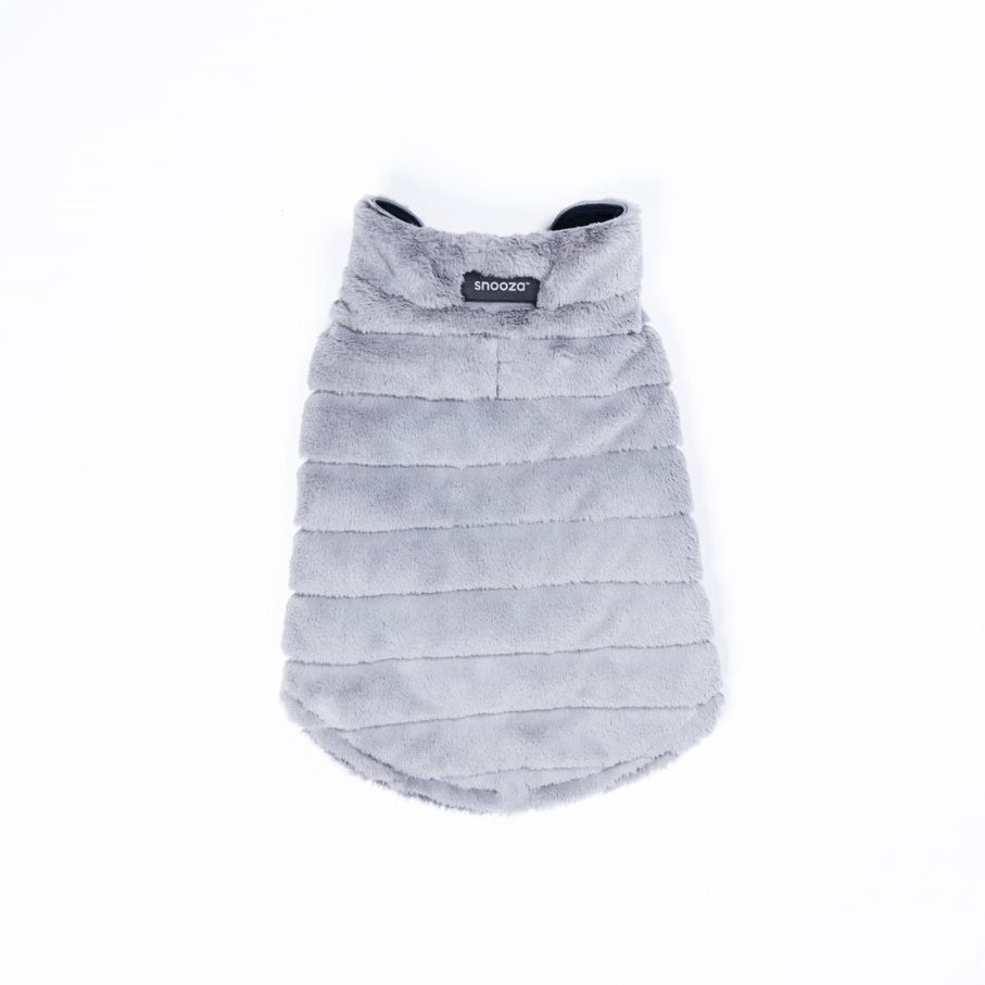 Snooza Wear Dog Puffer Fur - Cloud Grey