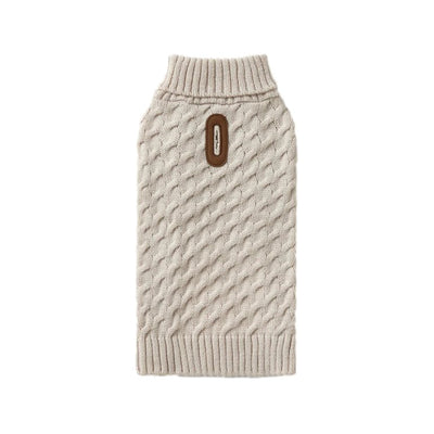 Snooza Wear RPET Dog Knit Polo - Oatmeal