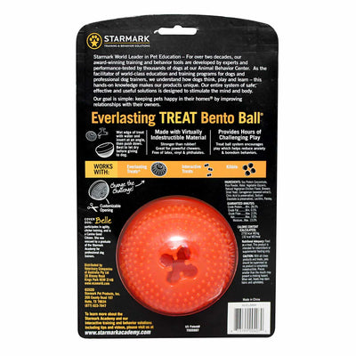 Starmark Everlasting Bento Ball Dog Chew Toy