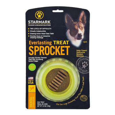 Starmark Everlasting Treat Sprocket Dog Toys