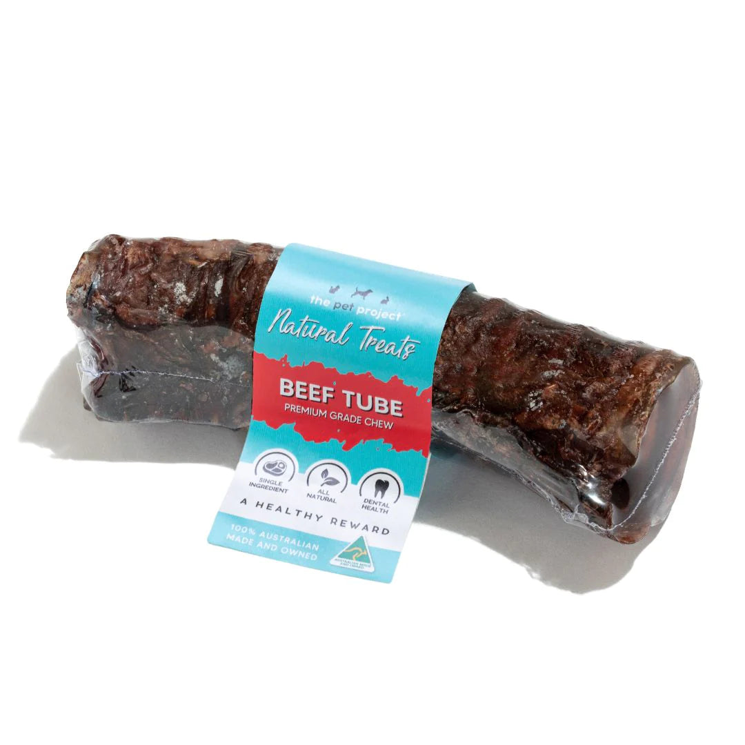 The Pet Project Natural Dog Treats Beef Tube