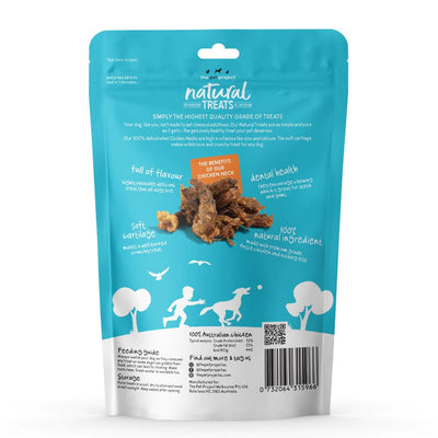 The Pet Project Natural Dog Treats Chicken Neck 100g