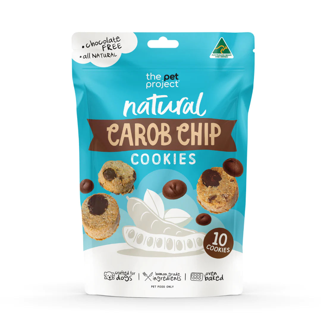 The Pet Project Dog Natural Carob Chip Cookies 10 Pack