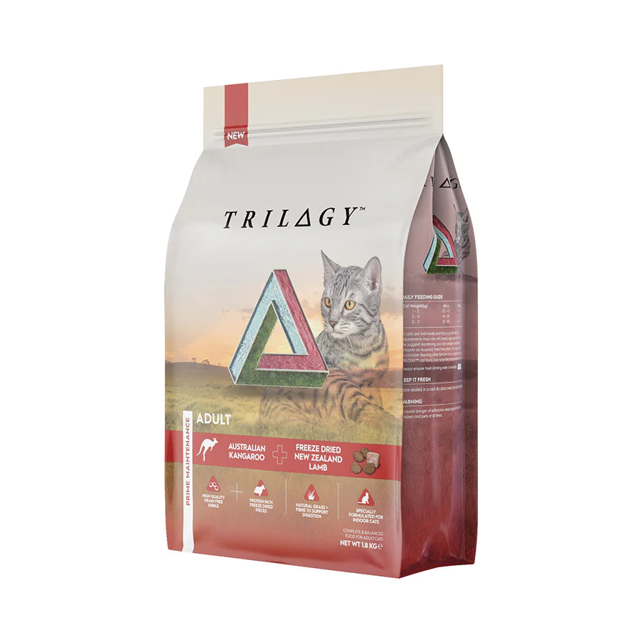 Trilogy Adult Cat Food Grain Free Australian Kangaroo & Lamb Pieces 1.8kg