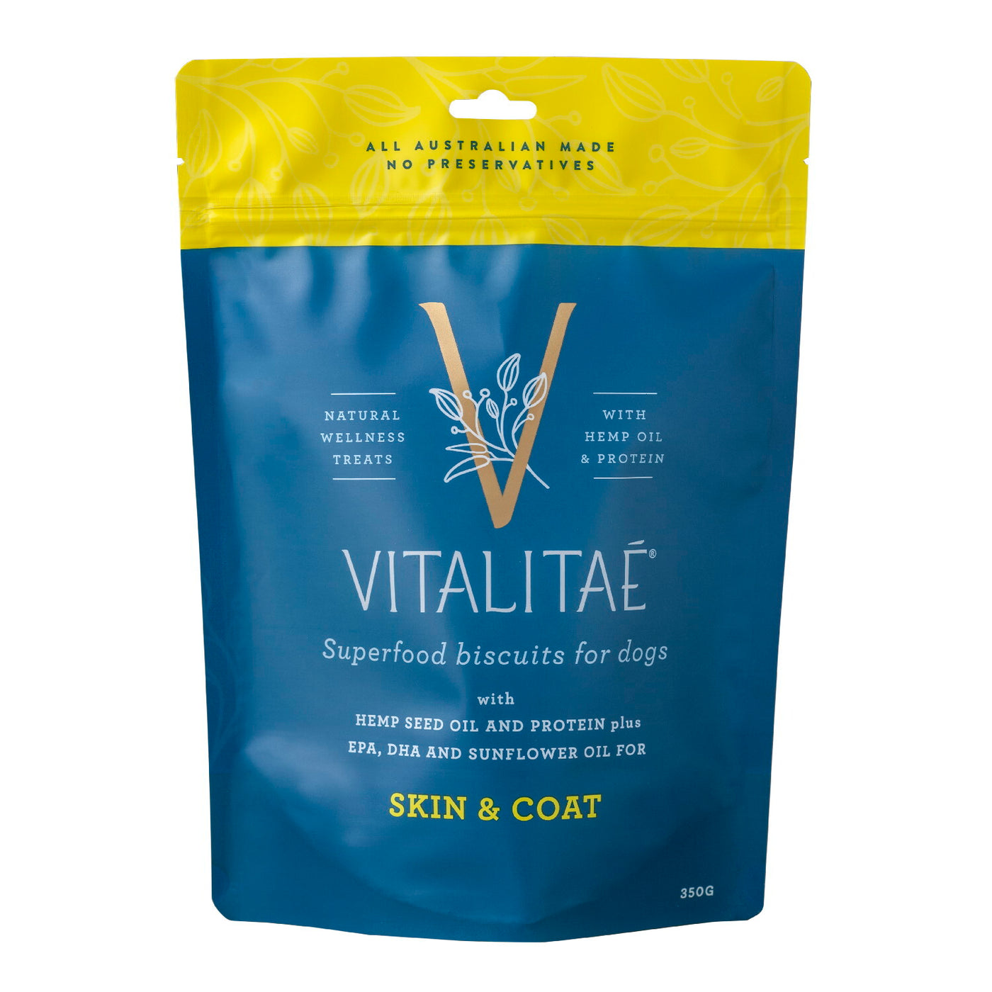 Vitalitae Dogs Superfood Biscuits 350g - Skin & Coat Treats