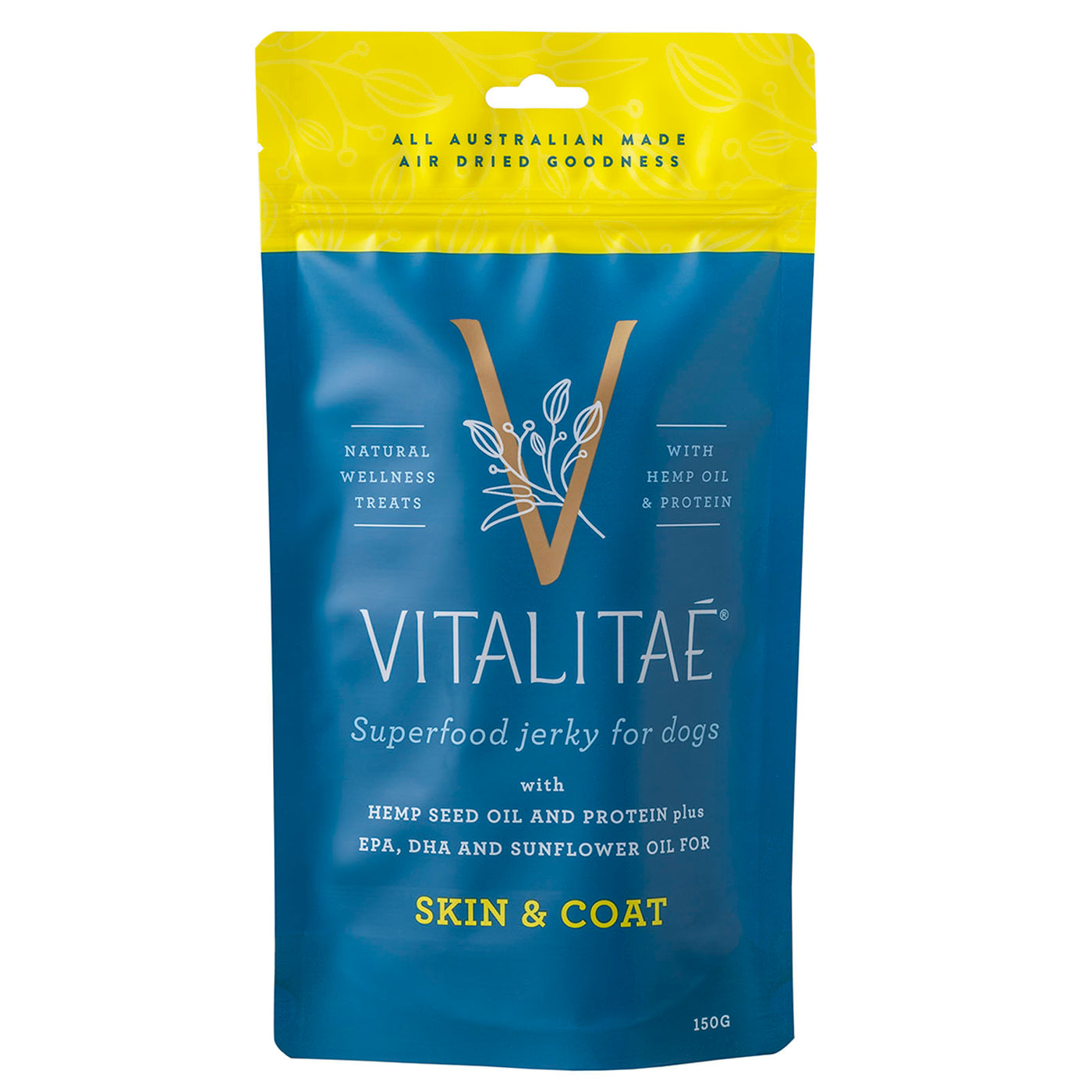 Vitalitae Dogs Superfood Jerky 150g - Skin & Coat Treats