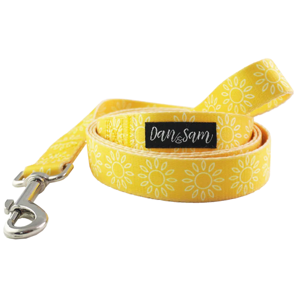 Dan & Sam Polyester Webbing Lead – Wild Sunflower