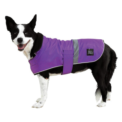 ZeeZ Waterproof Dapper Dog Coat – Royal Purple