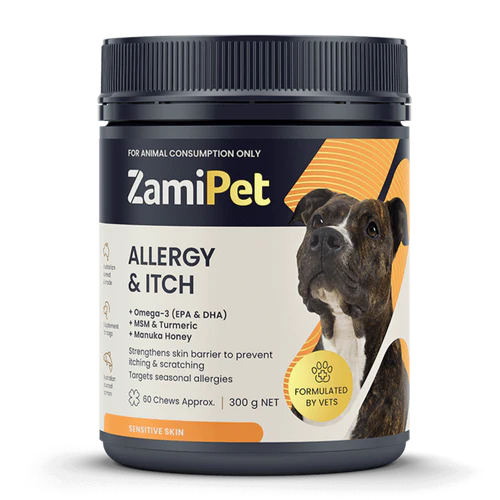 ZamiPet Dog Allergy & Itch 60 Chews/300g