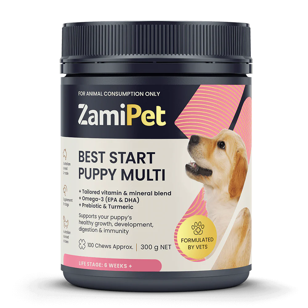 ZamiPet Best Start Puppy Multivitamin - 100 Chews/300g