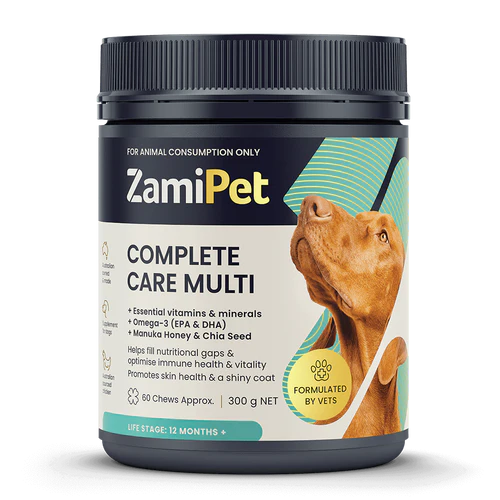 ZamiPet Dog Complete Care Multivitamin - 60 Chews/300g