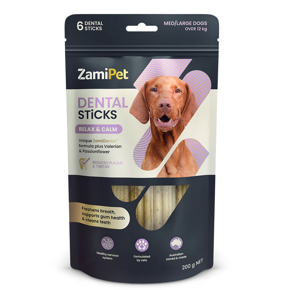 ZamiPet Adult Dog Dental Sticks Relax & Calm