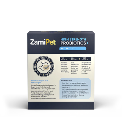 ZamiPet Adult Dog High Strength Oral Powder Probiotics + Gut Protect 30 x 1.2g