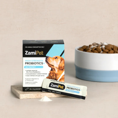 ZamiPet Adult Dog High Strength Oral Powder Probiotics + Gut Protect 30 x 1.2g