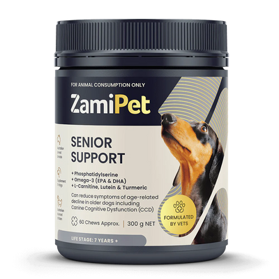 ZamiPet Senior Support  60 Chews/300g