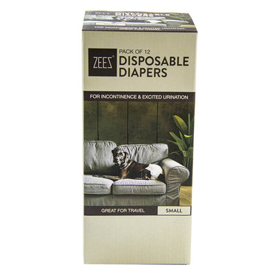 ZeeZ Disposable Dog Diapers - 12 Pack