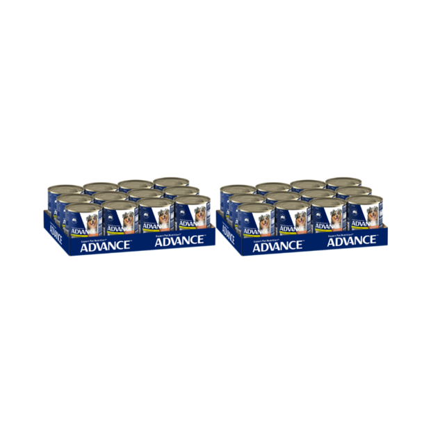 Advance Adult Dog Wet Food Casserole Cans with Chicken