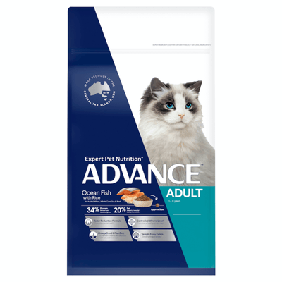 Advance Cat Dry Food Dental Health And Healthy Skin Ocean Fish with Rice