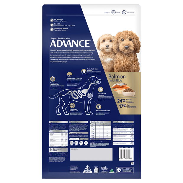 Advance Adult Dog Food Small Oodles Salmon Chicken & Rice Recipe