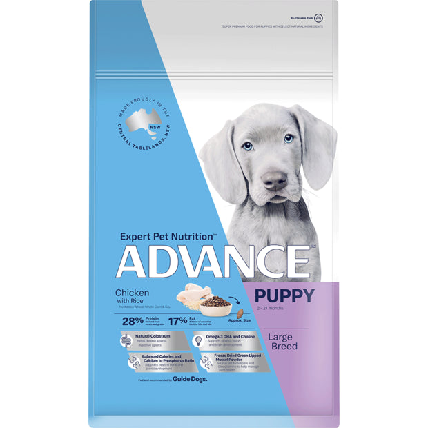 Advance Large Breed Puppy Dry Food Chicken Recipe - 20kg