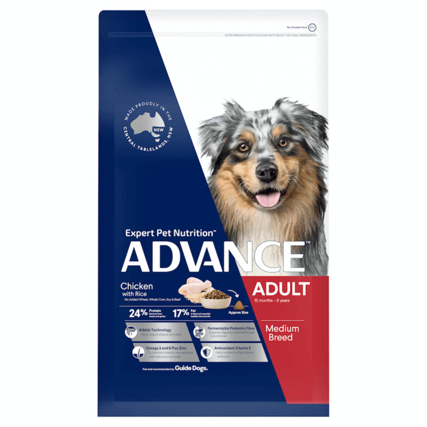 Advance Medium Breed Adult Dog Dry Food Chicken Recipe 20kg