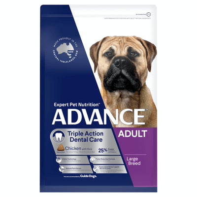 Advance Adult Dog Large Breed Food Triple Action Dental Care - 13kg