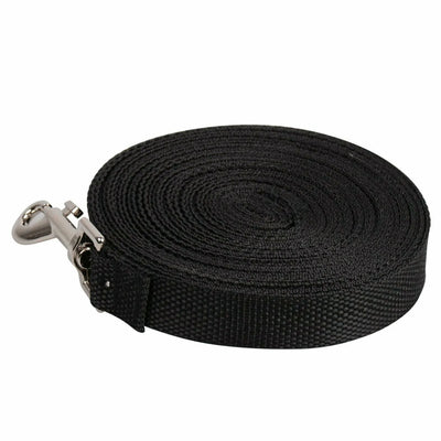 Beau Pets Dog Cotton Webbing Training Lead – Black