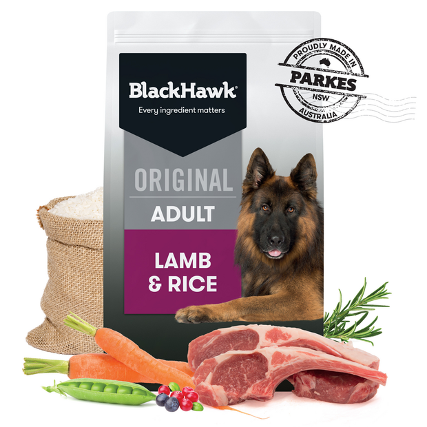 Black Hawk Holistic Adult Dog Dry Food Lamb & Rice Recipe