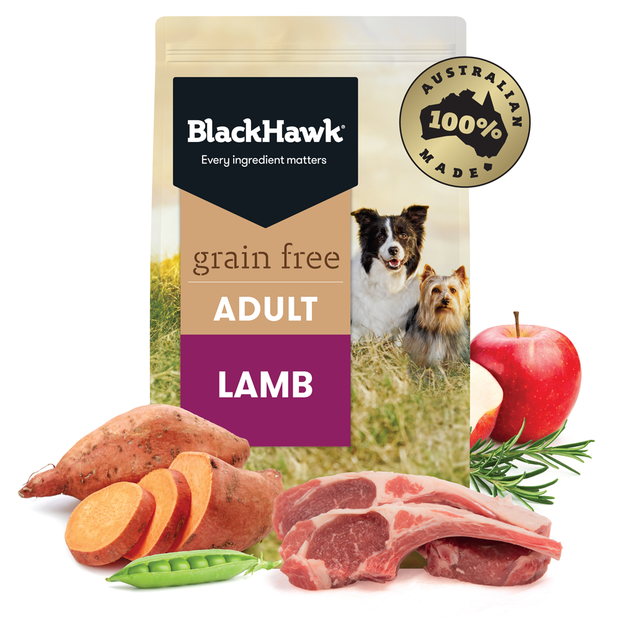 Black Hawk Adult Dog Food GRAIN FREE Lamb Recipe