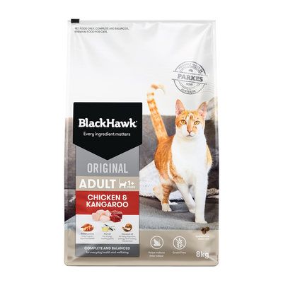 Black Hawk Adult Cat Dry Food Chicken & Kangaroo Recipe