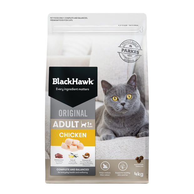 Black Hawk Adult Cat Dry Food Chicken Recipe