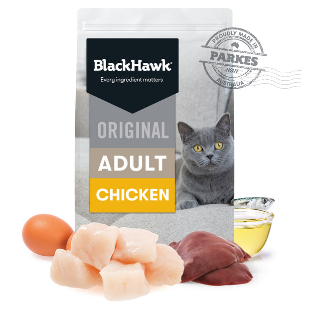 Black Hawk Adult Cat Dry Food Chicken Recipe