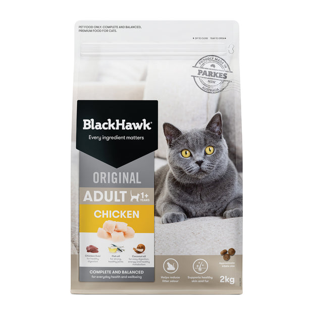 Black Hawk Adult Cat Dry Food Chicken Recipe