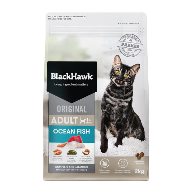 Black Hawk Adult Cat Dry Food Ocean Fish