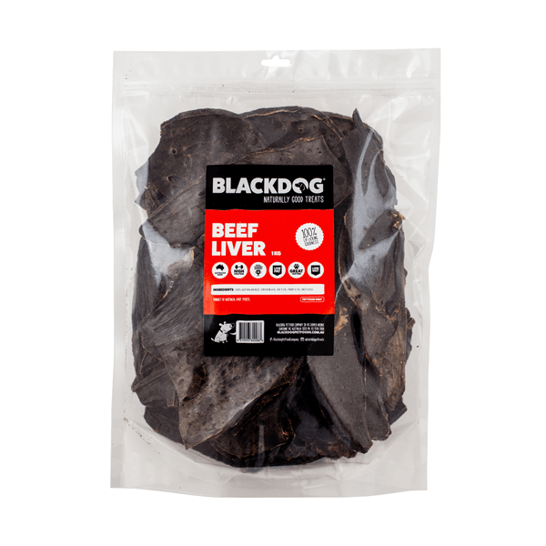 Black Dog Treats - Beef Liver 1kg