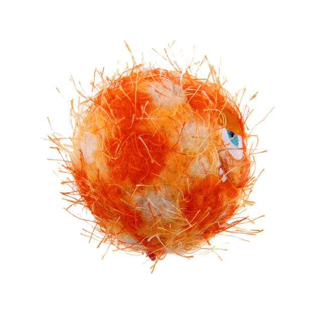 Gigwi Crazy Ball Dog Toy - Orange