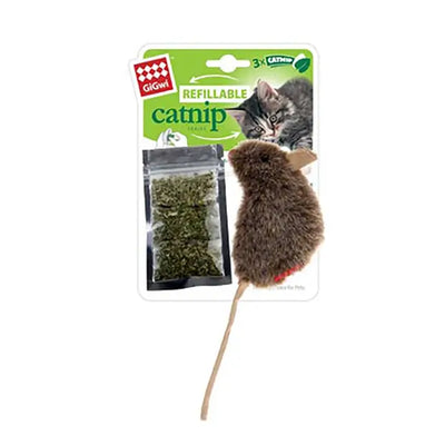 GiGwi Refillable Catnip Natural Mouse Cat Toy