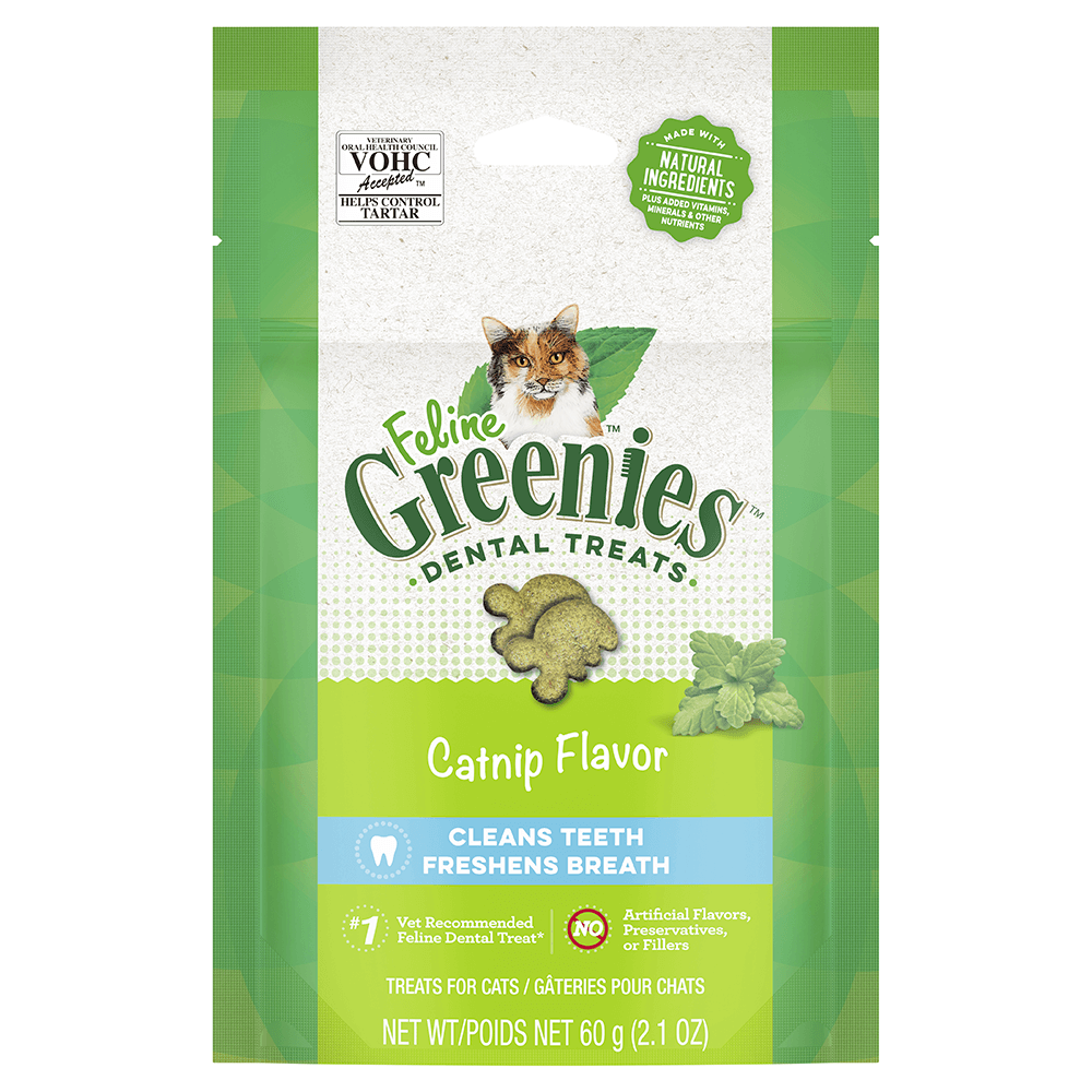 Greenies Dental Cat Treats Catnip Flavour 60g