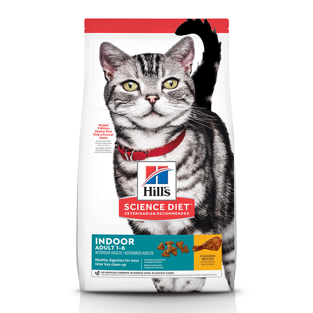 Hill’s Science Diet Adult Indoor Cat Dry Food (1-6) Chicken Recipe