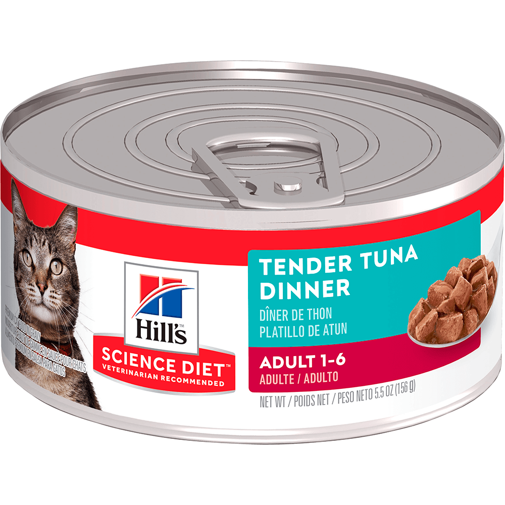 Hill’s Science Diet Cat Wet Food Tender Tuna Recipe 24 x 156g