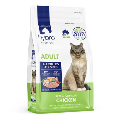 Hypro Premium Adult Cat Dry Food Grain Free Chicken Recipe