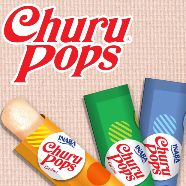 Inaba Cat Churu Pops Tuna Recipe - Carton of 6