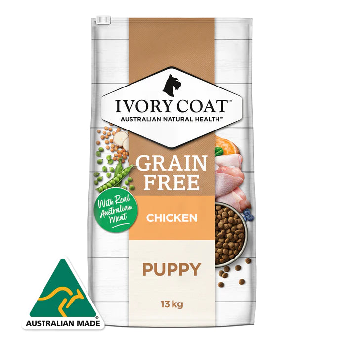 Ivory Coat Puppy Dry Food  GRAIN FREE Chicken