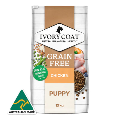 Ivory Coat Puppy Dry Food  GRAIN FREE Chicken